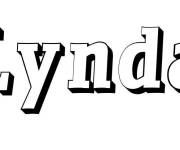 Coloriage Pr&eacute;nom Lynda