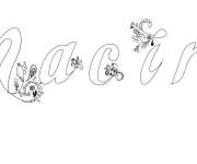 Coloriage Pr&eacute;nom Macire