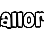 Coloriage Pr&eacute;nom Mallorie