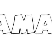 Coloriage Pr&eacute;nom Mamady