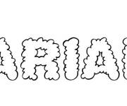 Coloriage Pr&eacute;nom Mariama