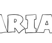 Coloriage Pr&eacute;nom Mariame