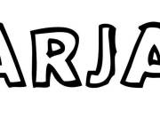 Coloriage Pr&eacute;nom Marjane
