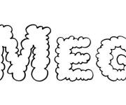 Coloriage Pr&eacute;nom Meg