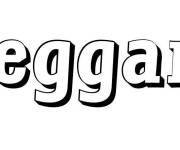 Coloriage Pr&eacute;nom Meggane