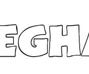 Coloriage Pr&eacute;nom Meghan
