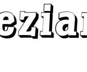 Coloriage Pr&eacute;nom Meziane