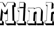 Coloriage Pr&eacute;nom Minh