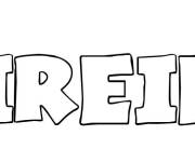 Coloriage Pr&eacute;nom Mireille