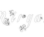 Coloriage Pr&eacute;nom Miryam