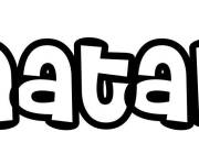 Coloriage Pr&eacute;nom Natan