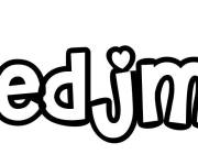 Coloriage Pr&eacute;nom Nedjma