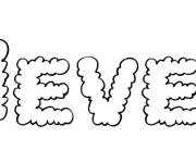 Coloriage Pr&eacute;nom Neven