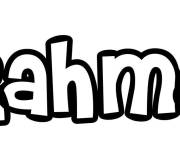 Coloriage Pr&eacute;nom Rahma