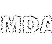 Coloriage Pr&eacute;nom Ramdane