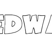Coloriage Pr&eacute;nom Redwan
