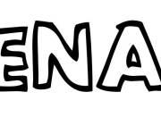 Coloriage Pr&eacute;nom Renan