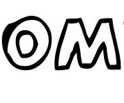 Coloriage Pr&eacute;nom Romy