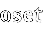 Coloriage Pr&eacute;nom Rosette