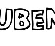 Coloriage Pr&eacute;nom Rubens