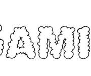 Coloriage Pr&eacute;nom Samir