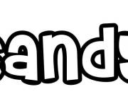 Coloriage Pr&eacute;nom Sandy