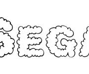Coloriage Pr&eacute;nom Sega