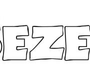 Coloriage Pr&eacute;nom Sezen