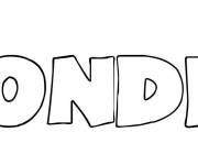 Coloriage Pr&eacute;nom Sondes