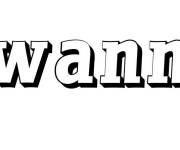 Coloriage Pr&eacute;nom Swanny