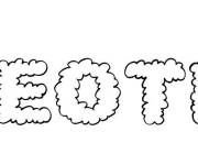 Coloriage Pr&eacute;nom Theotime