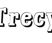 Coloriage Pr&eacute;nom Trecy