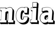Coloriage Pr&eacute;nom Vinciane