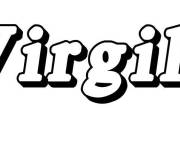 Coloriage Pr&eacute;nom Virgile