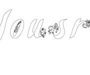 Coloriage Pr&eacute;nom Yousri