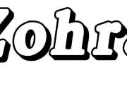 Coloriage Pr&eacute;nom Zohra