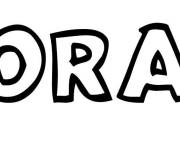 Coloriage Pr&eacute;nom Zoran