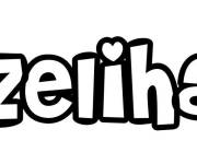 Coloriage Zeliha