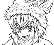 Coloriage Princesse Mononok&eacute; en riant
