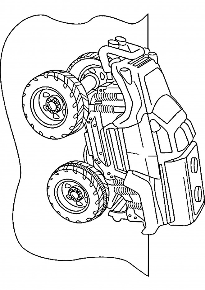 Coloriage Voiture de Rallye Jouet dessin gratuit à imprimer