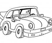 Coloriage et dessins gratuit Voiture en couleur à imprimer