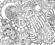 Coloriage Des Coeurs Pour Adultes