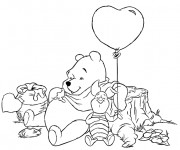 Coloriage L'ours se repose