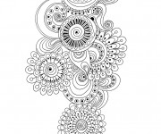 Coloriage Portrait artistique Relaxant