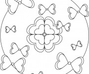 Coloriage Relaxant Noeud facile