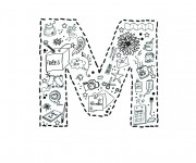 Coloriage Relaxant pour d&eacute;coupage