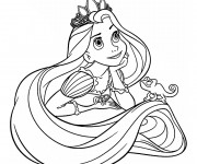 Coloriage Relaxant Princesse Disney