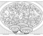 Coloriage Tableau Anti-Stress aimable