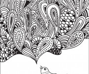 Coloriage Zen Relaxant en noir