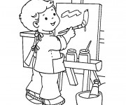 Coloriage Rentr&eacute;e Maternelle